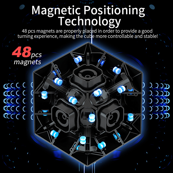MoYu WeiLong WR M 2020 3x3x3 Magnetic Speed Cube Black